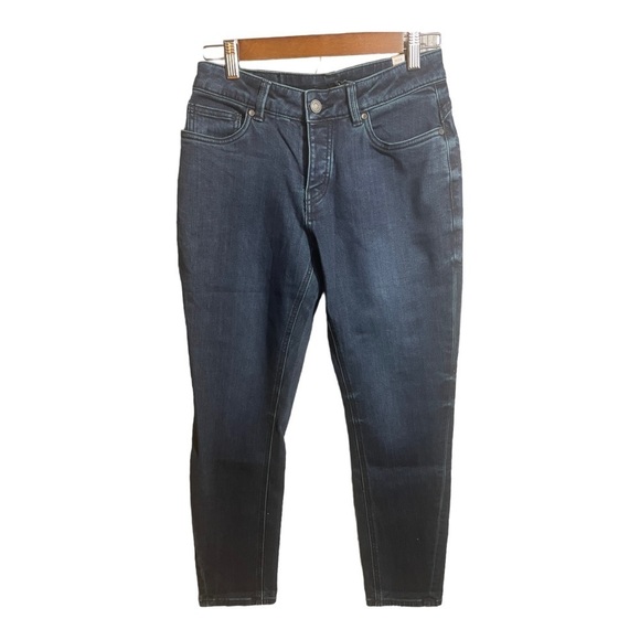 prAna Buxton Slim Boyfriend Fit Jeans in Deep Blue Size 0 (Waist 25) NWT - Picture 3 of 12